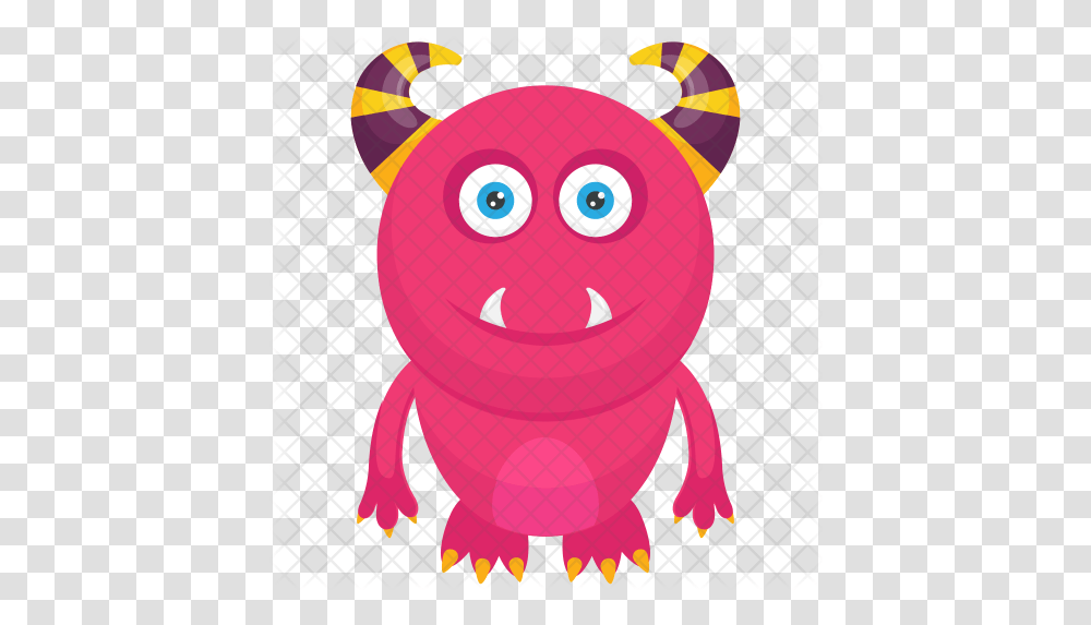 Cartoon Monster Icon Cartoon Monsters Pink, Toy, Animal, Insect, Invertebrate Transparent Png