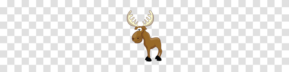 Cartoon Moose, Mammal, Animal, Deer, Wildlife Transparent Png