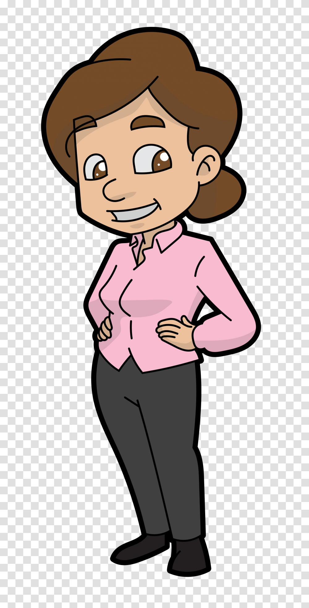 Cartoon Mother Clipart Mother Clipart, Person, Human, Female, Standing Transparent Png