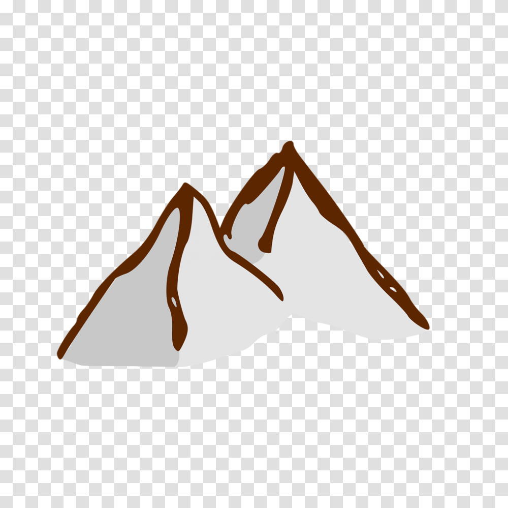 Cartoon Mountain Group With Items, Nature, Outdoors, Sand, Arrowhead Transparent Png