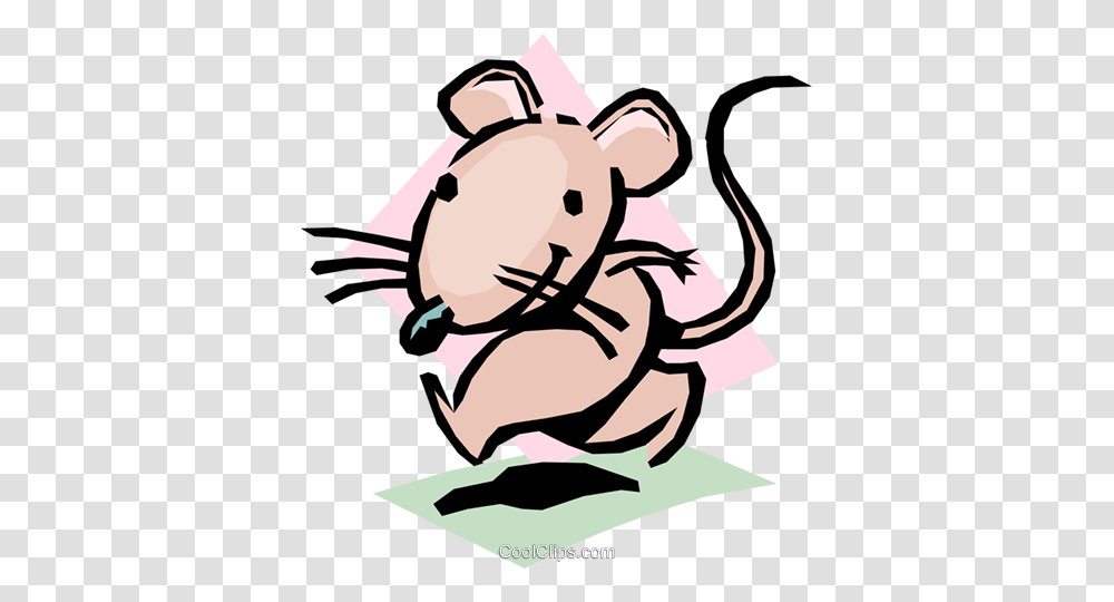 Cartoon Mouse Royalty Free Vector Clip Art Illustration, Animal, Mammal Transparent Png