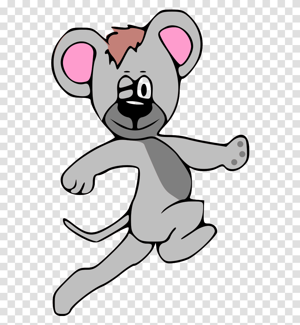 Cartoon Mouse Running Svg Clip Art Cartoon Mouse Running, Wildlife, Animal, Mammal, Amphibian Transparent Png