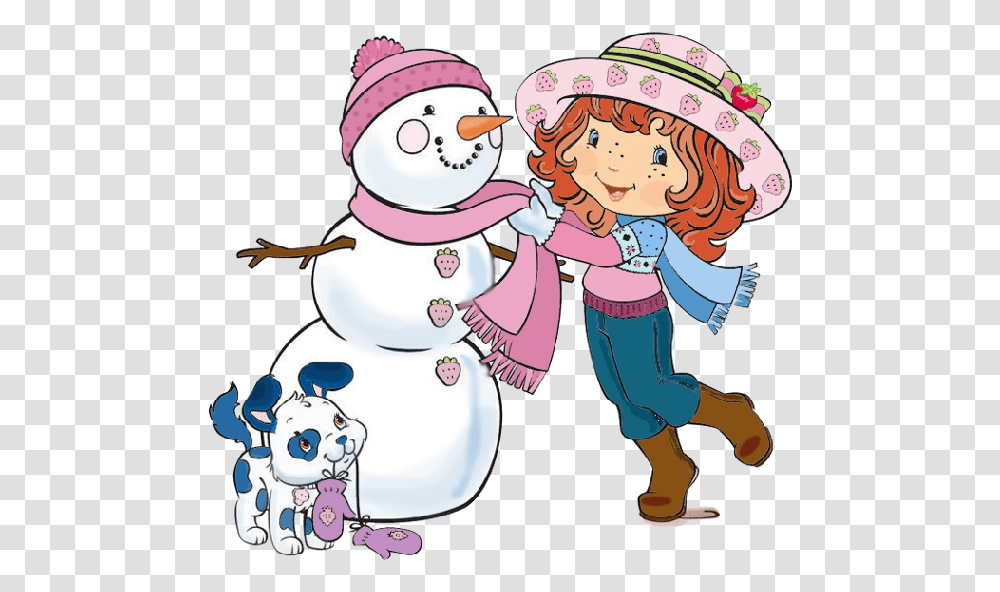 Cartoon, Nature, Outdoors, Snow, Snowman Transparent Png