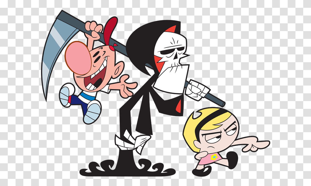 Cartoon Network Billy Y Mandy, Poster, Advertisement, Stencil Transparent Png