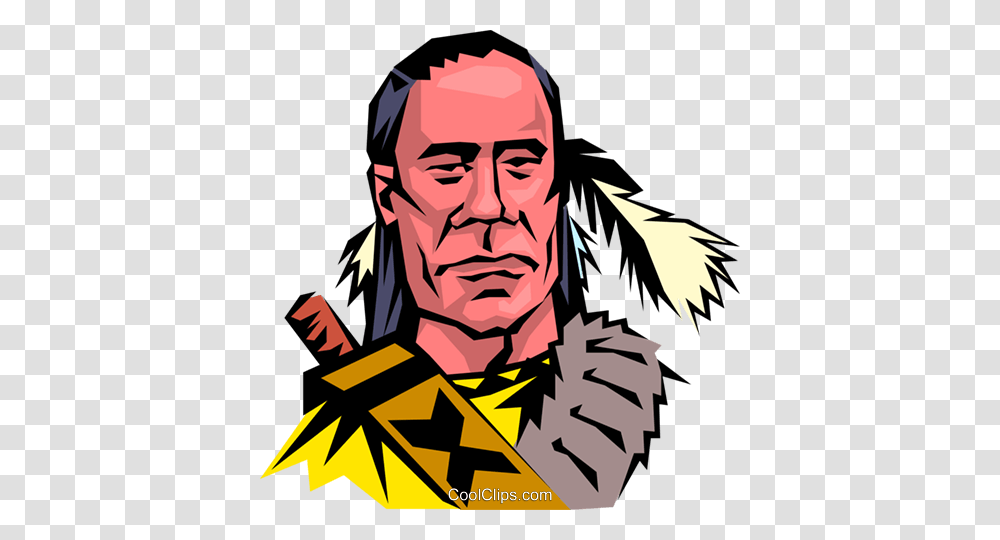 Cartoon North American Indian Royalty Free Vector Clip Art, Face, Head, Portrait, Photography Transparent Png