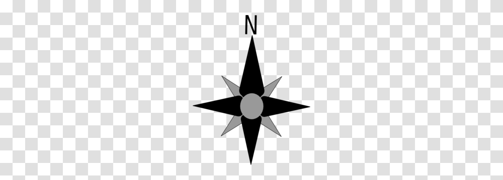 Cartoon North South East West Compass Clipart, Star Symbol, Cross Transparent Png