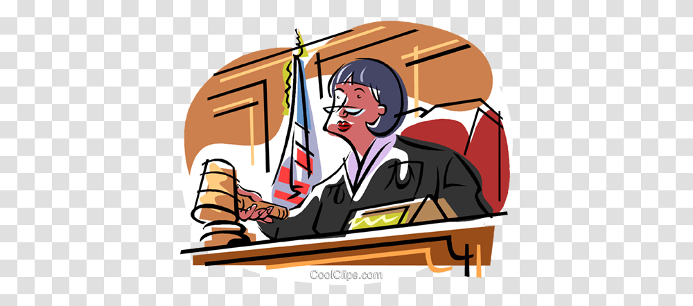 Cartoon Of Court Clipart Free Clipart, Judge, Room, Indoors, Jury Transparent Png