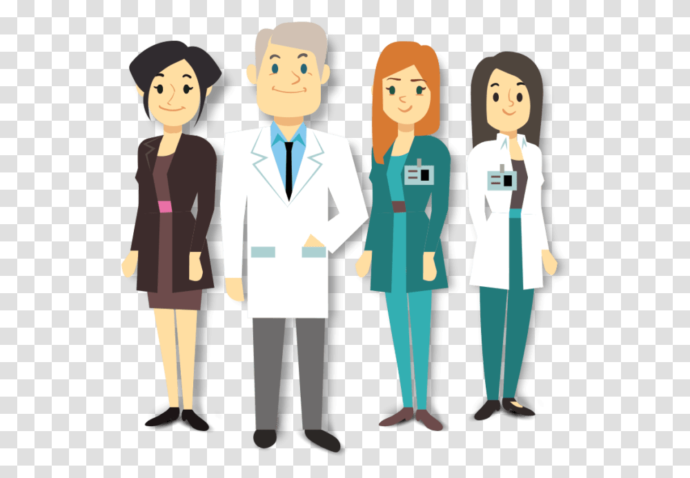 Cartoon Of Dentists Team, Person, Human, Doctor, People Transparent Png