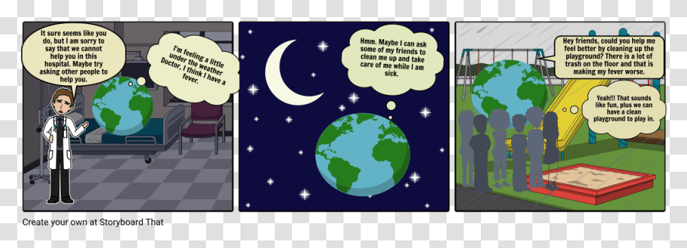 Cartoon Of Earth Asking For Help, Nature, Outdoors, Astronomy, Outer Space Transparent Png