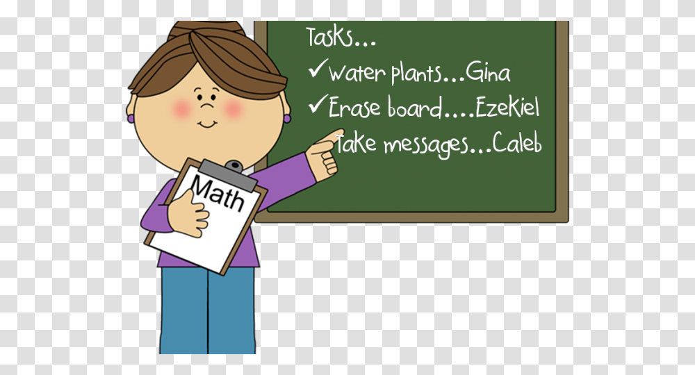 Cartoon Of Math Teacher, Label, Word, Girl Transparent Png