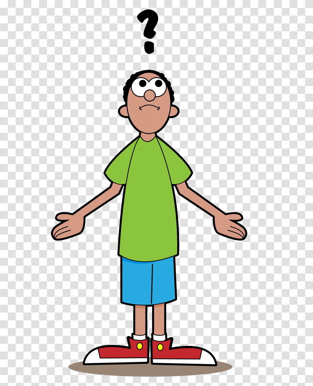 Cartoon Of Of A Person In A Dry Area Wondering Where The Rain Is, Sleeve, Standing, Female Transparent Png