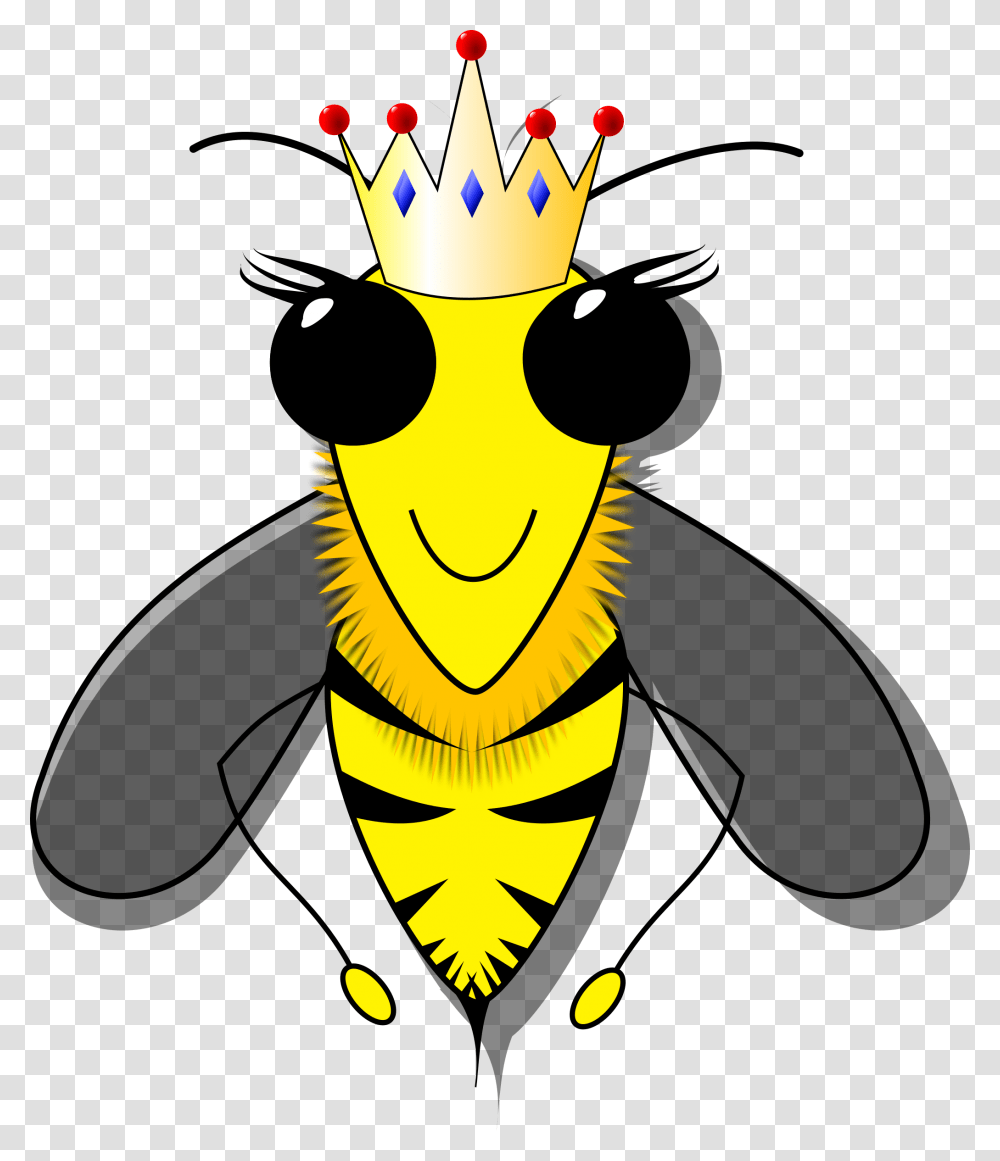 Cartoon Of Queen Bee Clip Art Pictures Of Bees, Costume, Label, Paper Transparent Png