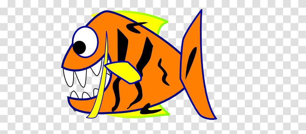 Cartoon Orange Fish Clip Arts Download, Animal, Label, Wasp Transparent Png