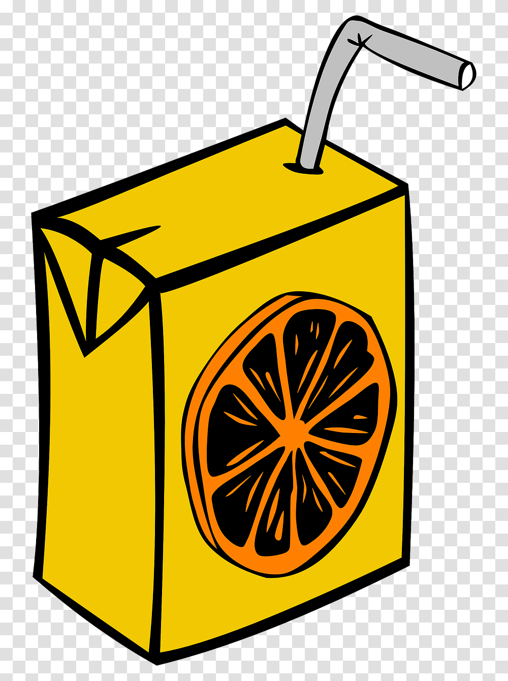 Cartoon Orange Juice Box, Plant, Light, Plectrum Transparent Png