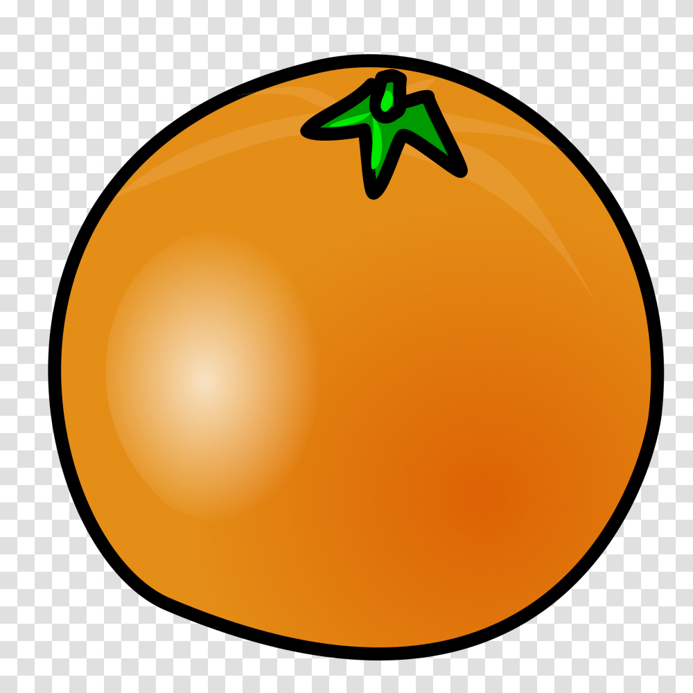 Cartoon Orange Paint, Plant, Food, Fruit, Balloon Transparent Png