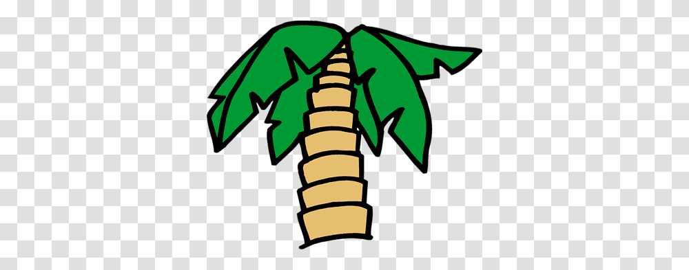 Cartoon Palm Tree Clip Art Free, Insect, Invertebrate, Animal, Food Transparent Png