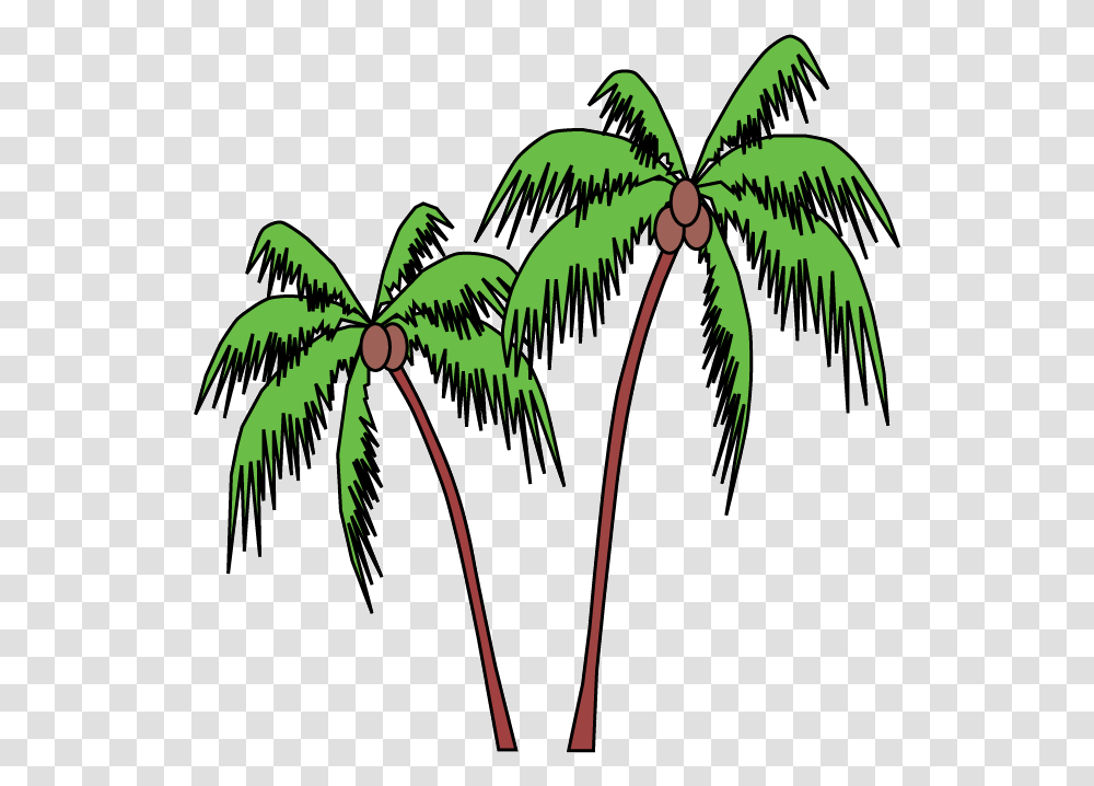 Cartoon Palm Tree Gif Clipart Clip Art Palm Tree Clipart Gif, Vegetation, Plant, Bow, Green Transparent Png