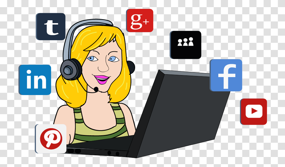 Cartoon, Pc, Computer, Electronics, Laptop Transparent Png