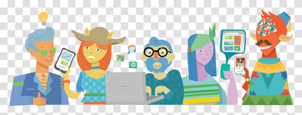 Cartoon, Pc, Computer, Electronics, Laptop Transparent Png