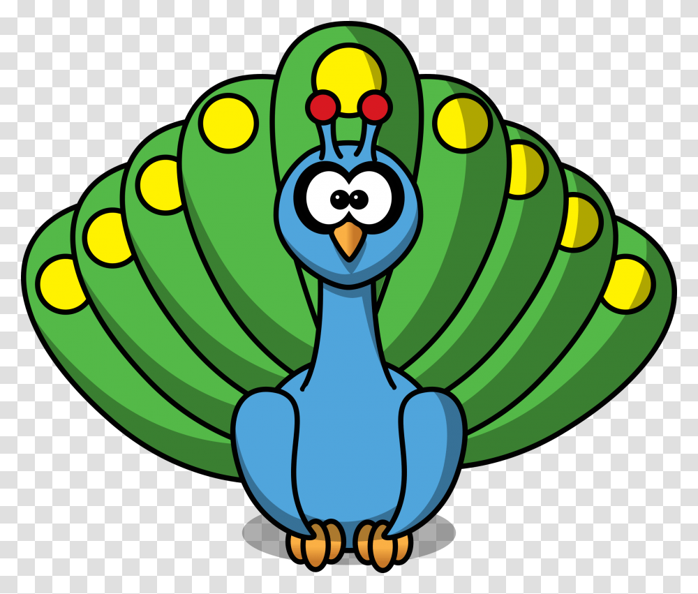 Cartoon Peacock Icons, Animal, Bird Transparent Png