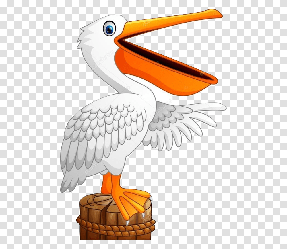 Cartoon Pelican Download Pelican Eating Fish Clip Art, Bird, Animal, Hammer, Tool Transparent Png