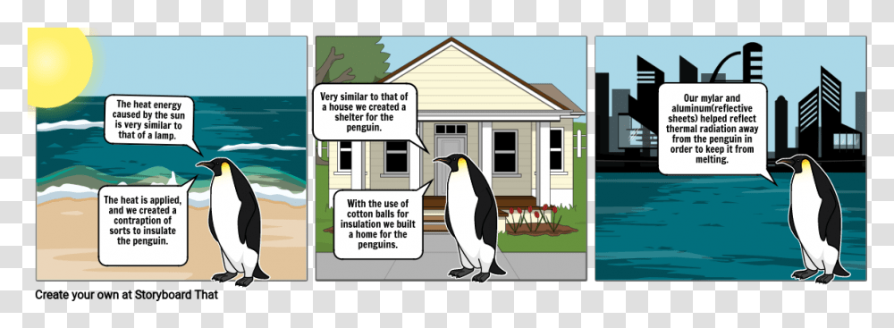 Cartoon, Penguin, Bird, Animal, King Penguin Transparent Png
