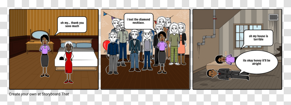 Cartoon, People, Person, Crowd, Book Transparent Png
