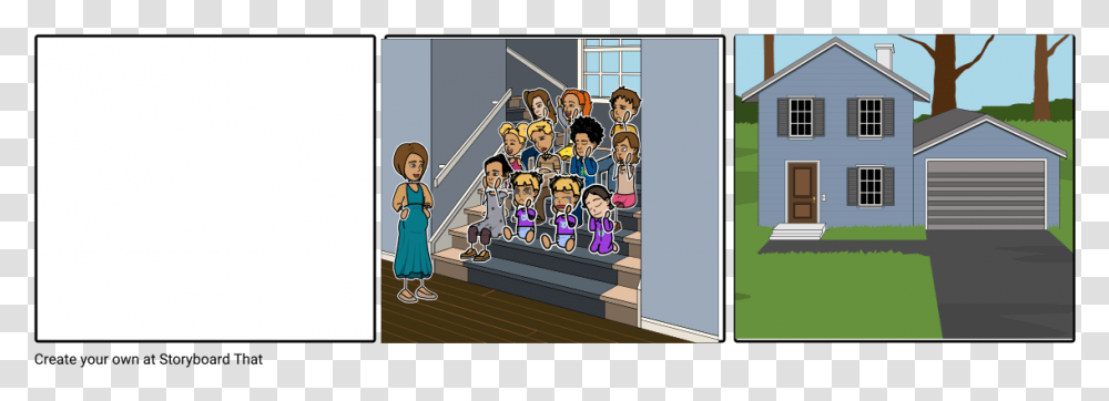 Cartoon, People, Person, Family, Poster Transparent Png