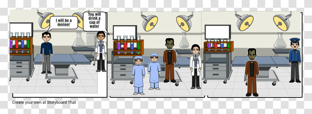 Cartoon, Person, Clinic, Nurse, Doctor Transparent Png