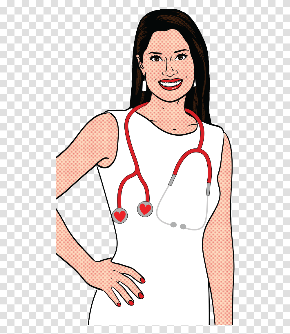 Cartoon, Person, Nurse, Face Transparent Png