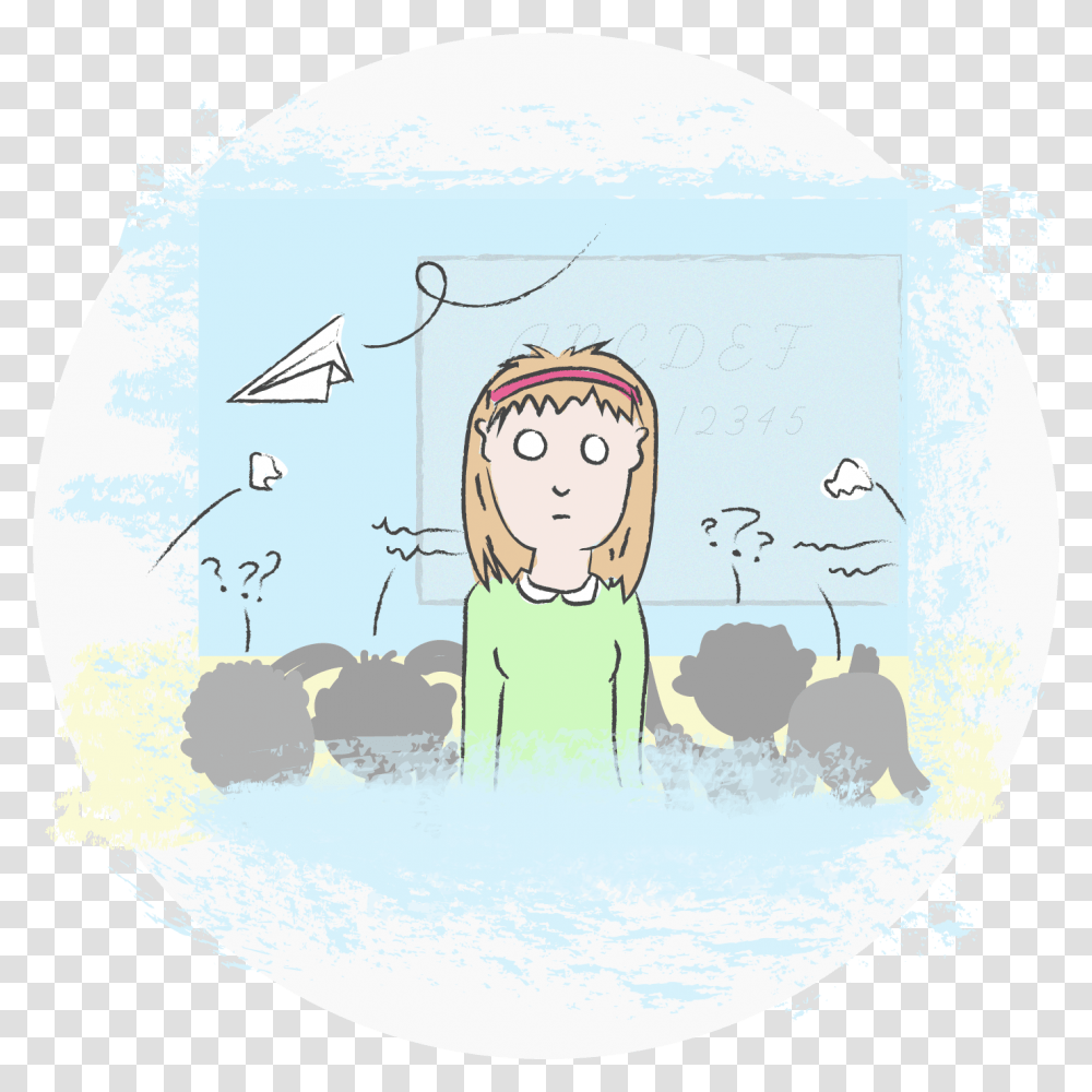 Cartoon, Person, Drawing, Doodle, White Board Transparent Png