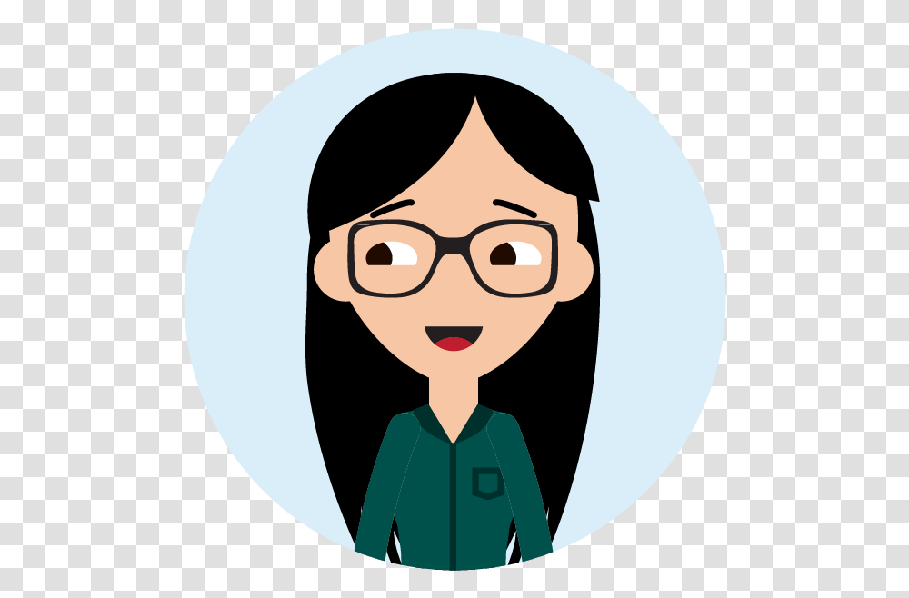 Cartoon, Person, Glasses, Accessories, Logo Transparent Png