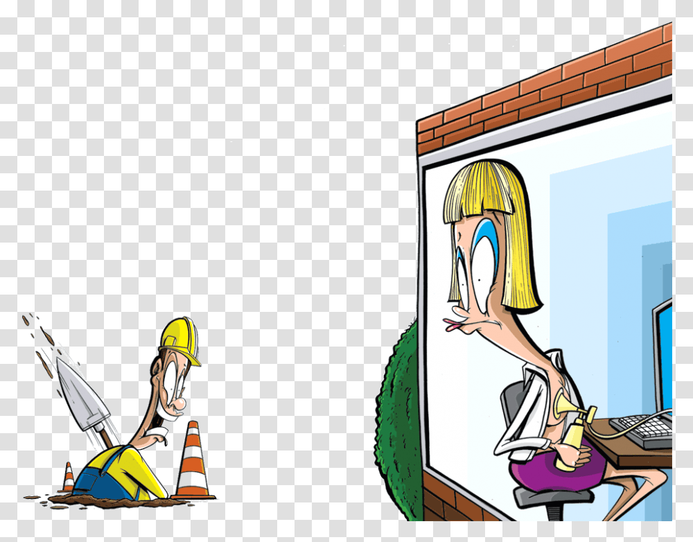 Cartoon, Person, Book, Painting Transparent Png