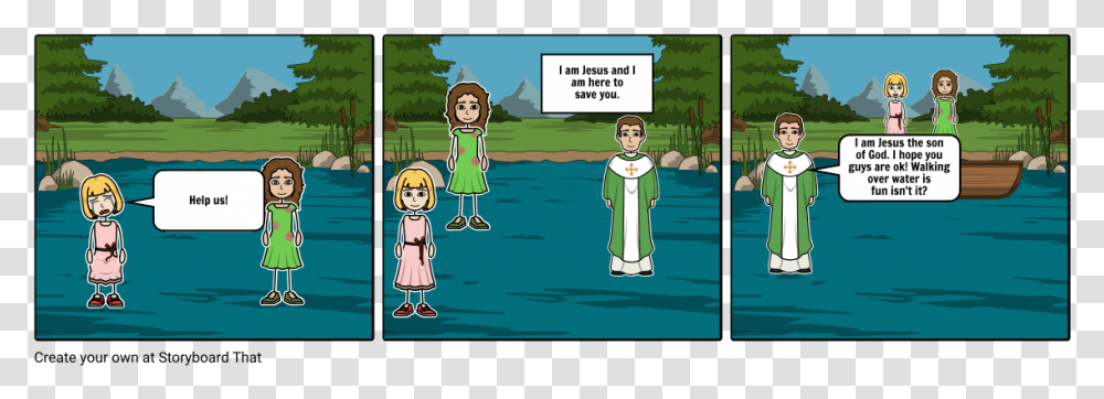 Cartoon, Person, Green, People, Book Transparent Png