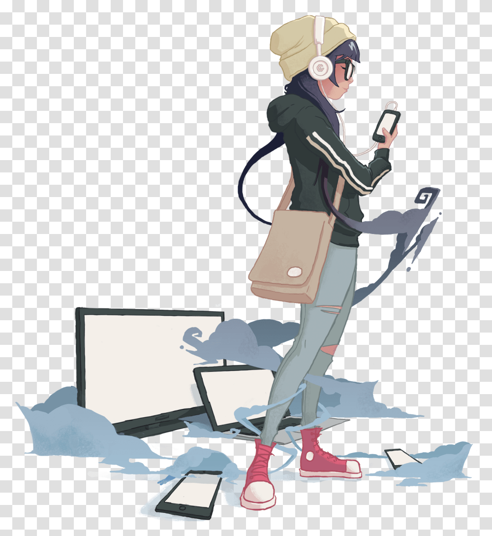 Cartoon, Person, Helmet, Book Transparent Png