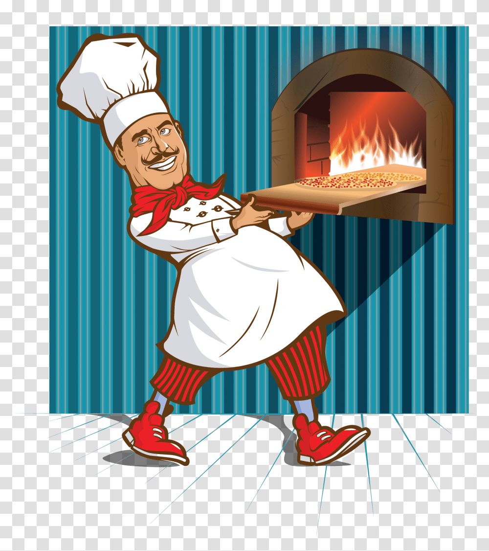 Cartoon, Person, Human, Chef, Hearth Transparent Png