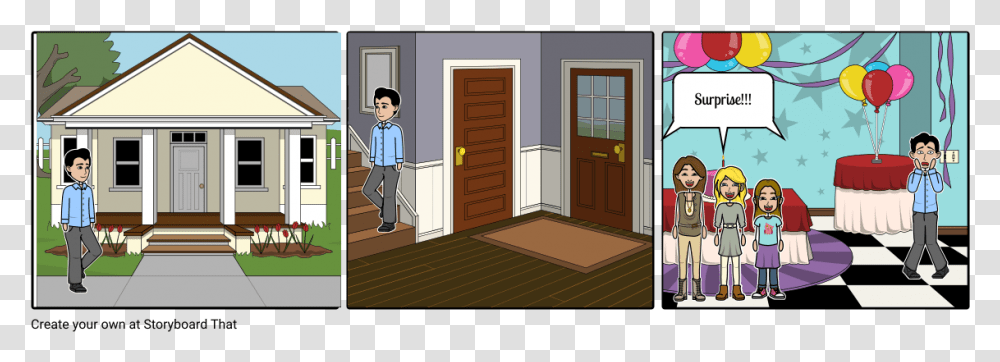 Cartoon, Person, Human, Door, Indoors Transparent Png
