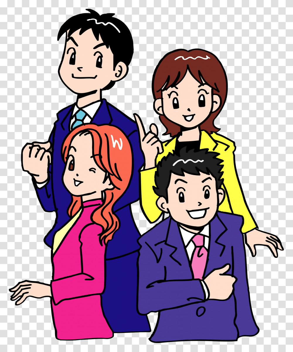 Cartoon, Person, Human, People, Family Transparent Png