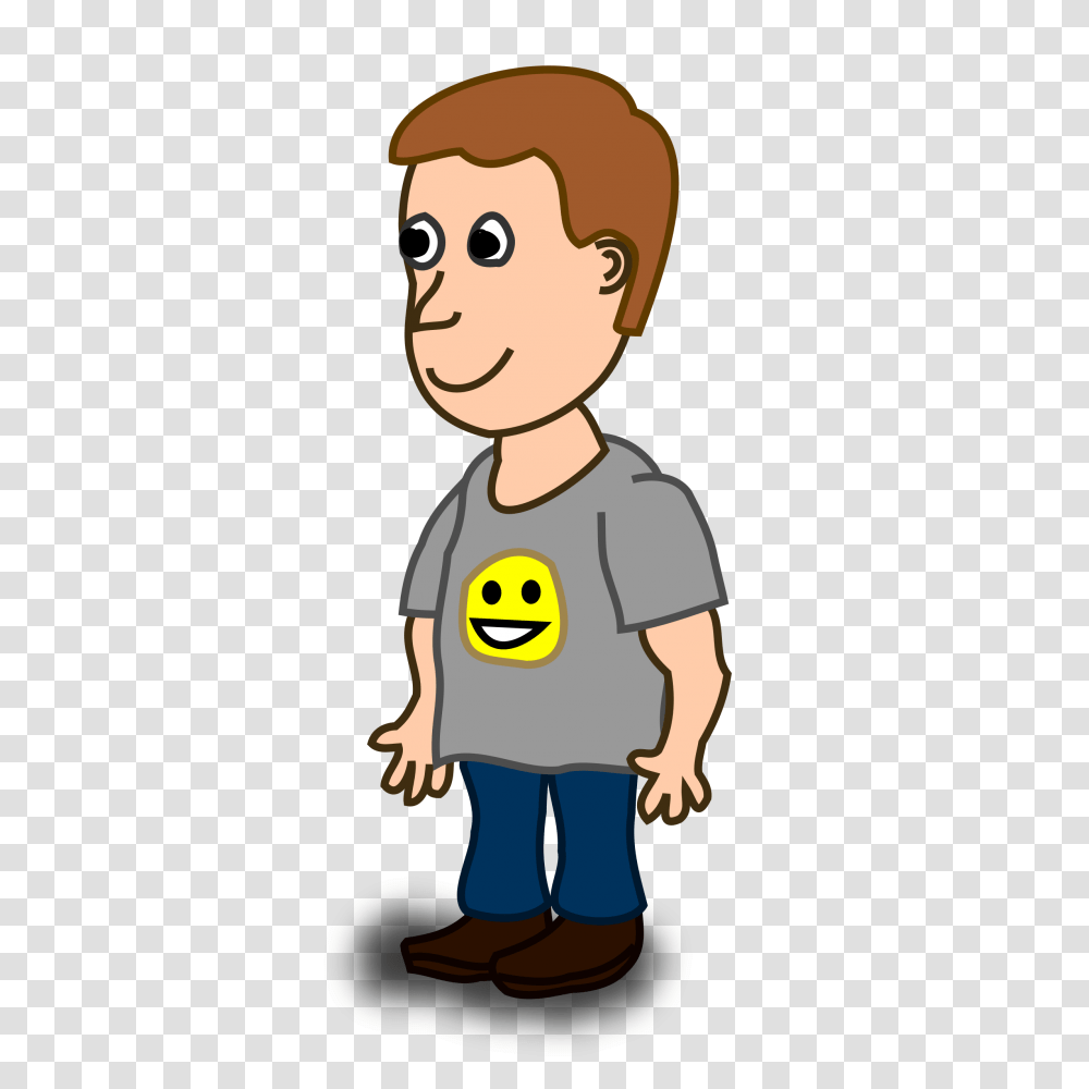 Cartoon Person Image, Boy, Apparel, Standing Transparent Png