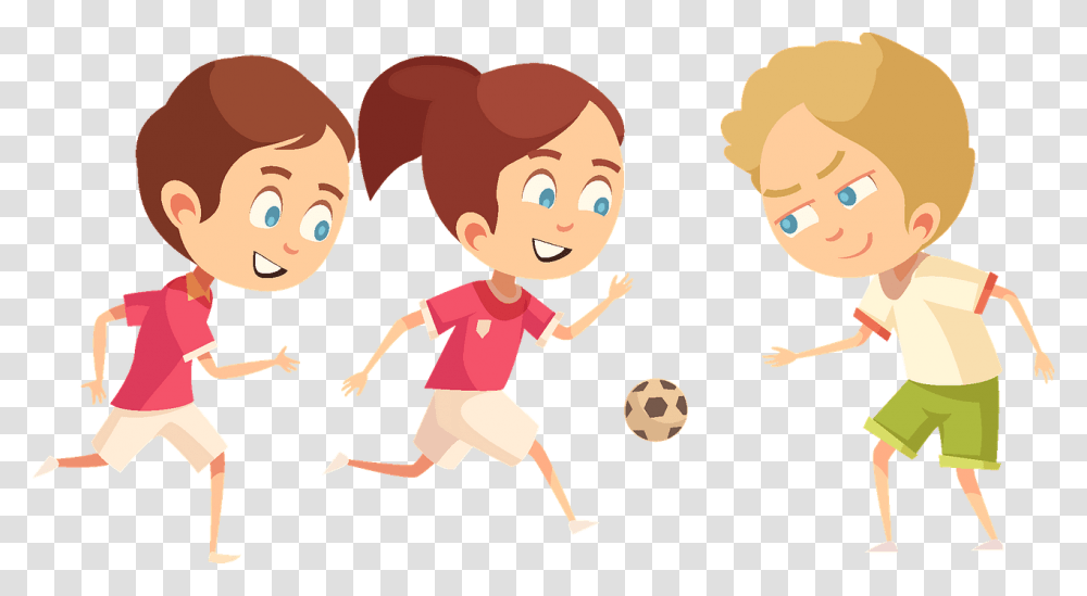 Cartoon, Person, People, Soccer Ball, Football Transparent Png
