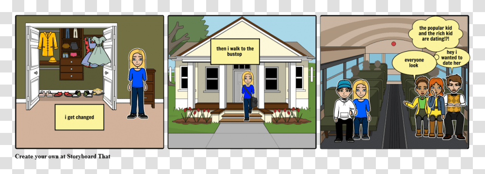Cartoon, Person, Postal Office, Housing, Building Transparent Png