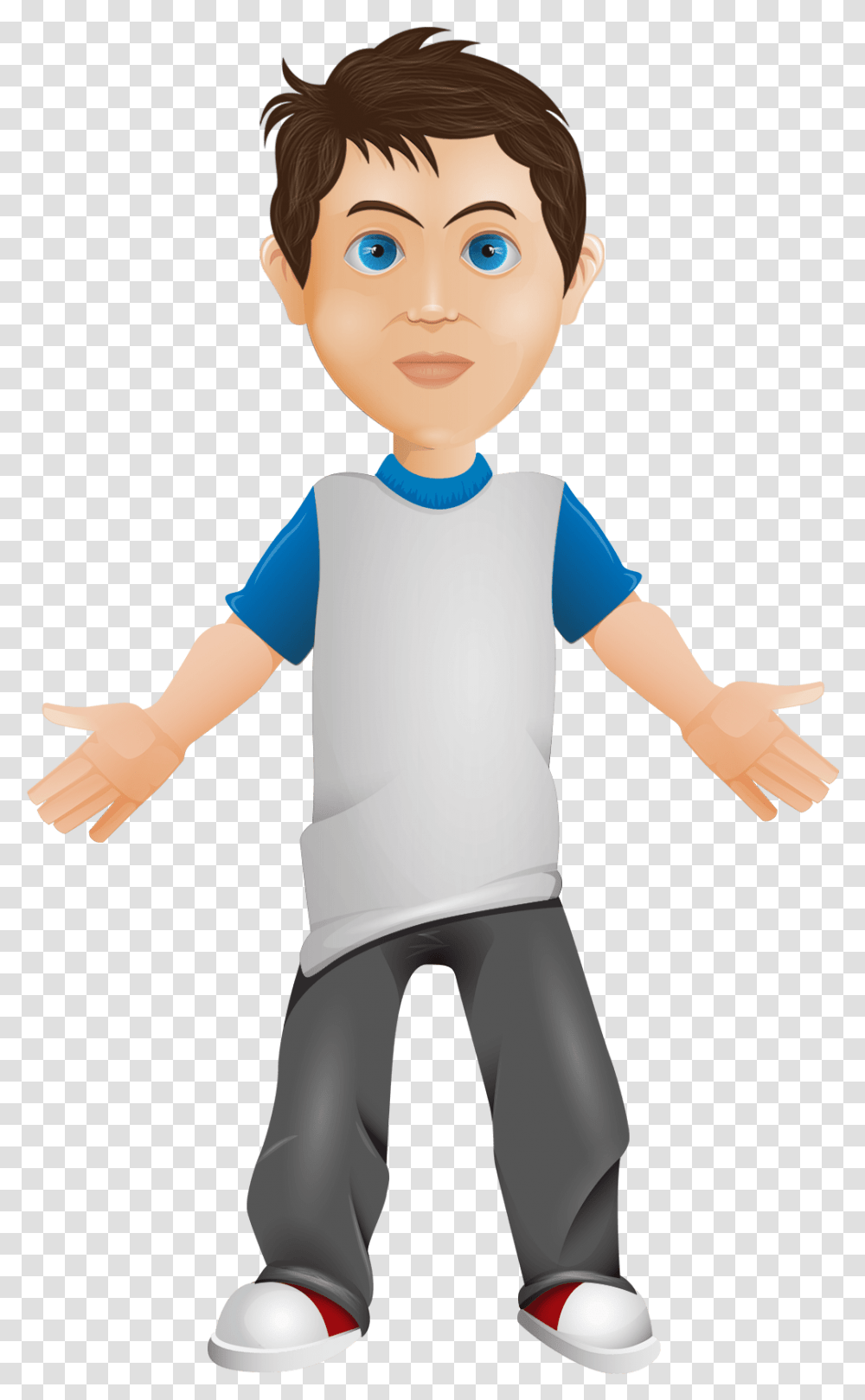 Cartoon, Person, Sleeve, People Transparent Png