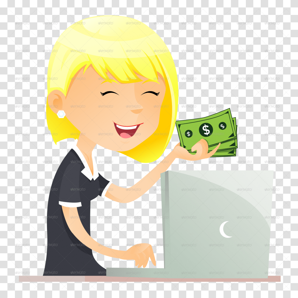 Cartoon, Person, Female, Poster Transparent Png