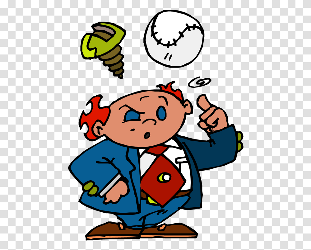 Cartoon Person Thinking, Poster, Advertisement Transparent Png