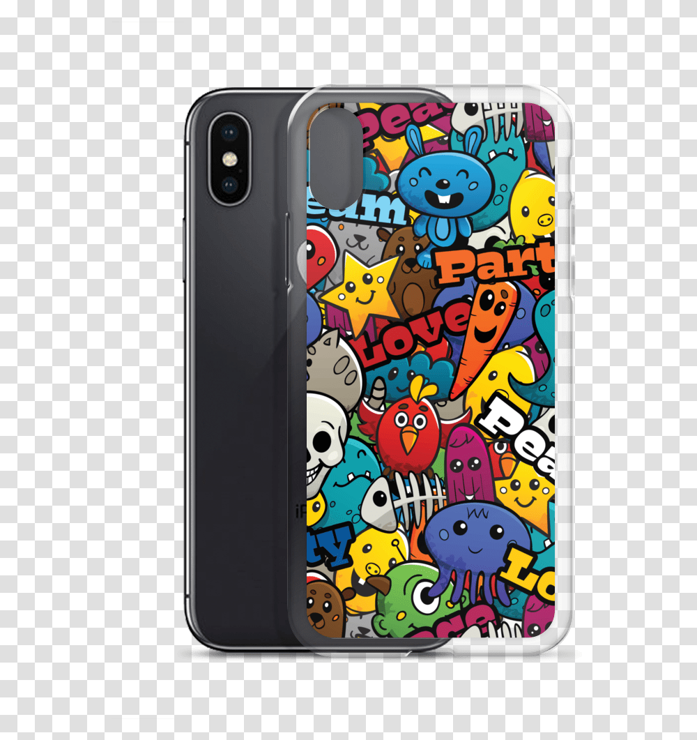 Cartoon Phone Graffiti Characters Free, Electronics, Mobile Phone, Cell Phone Transparent Png