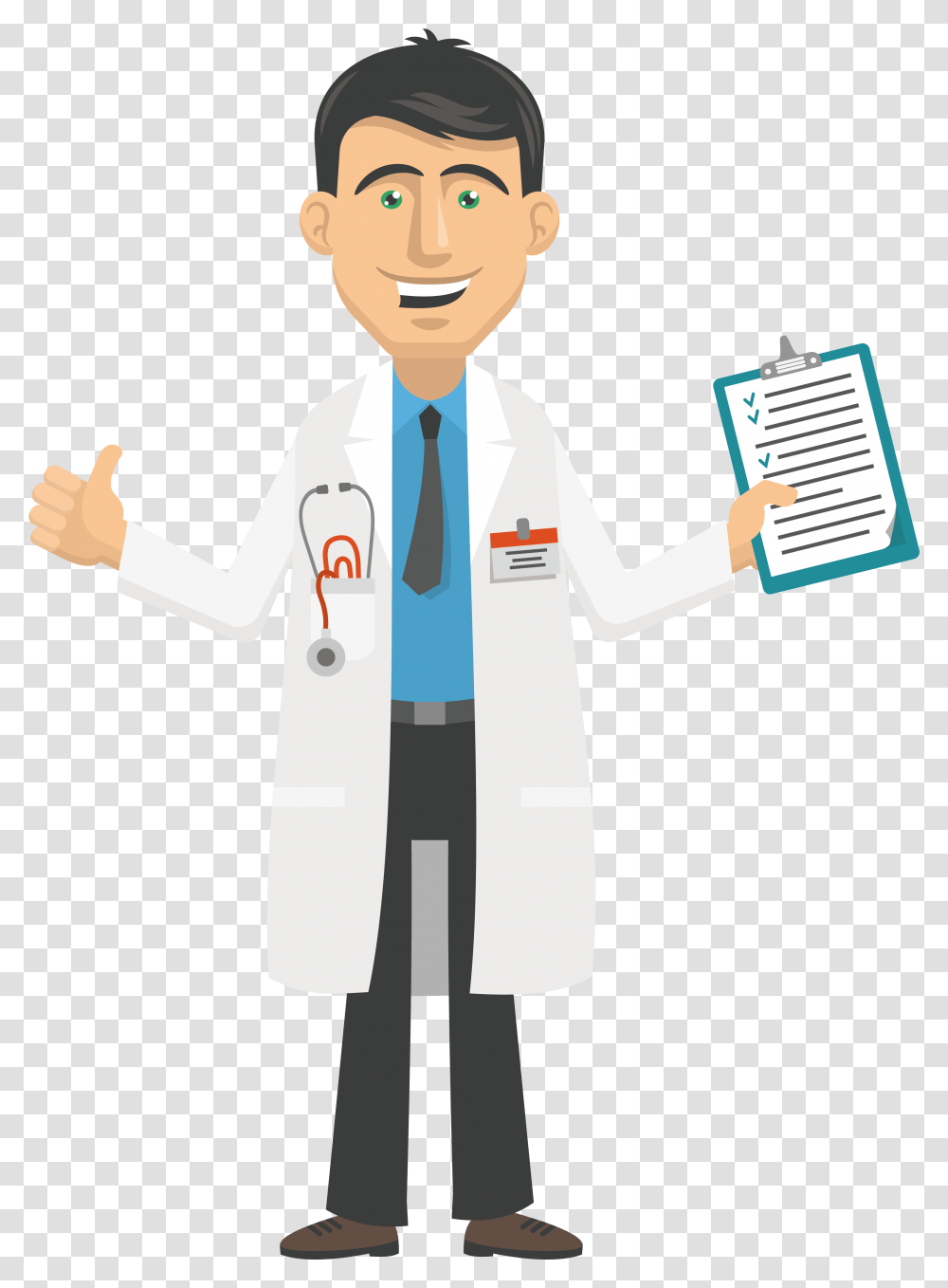 Cartoon Physician Clip Art Clip Art Doctor Cartoon, Apparel, Lab Coat, Person Transparent Png