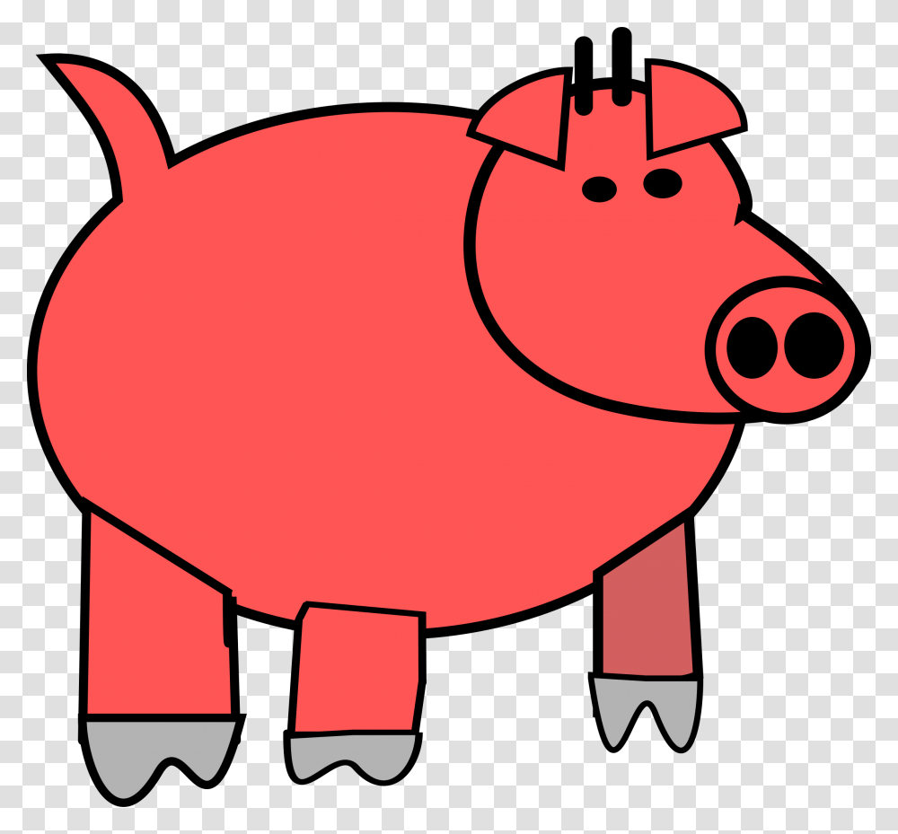 Cartoon Pig Icons, Mammal, Animal, Piggy Bank, Hog Transparent Png