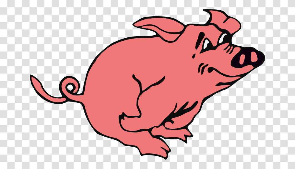Cartoon Pig Roast Clipart, Animal, Mammal, Aardvark, Wildlife Transparent Png