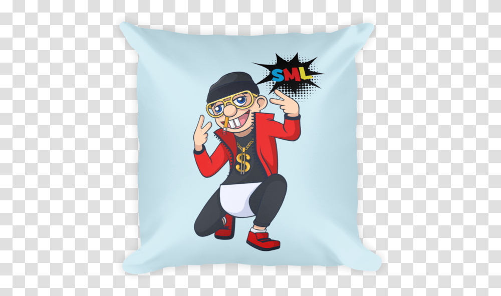 Cartoon, Pillow, Cushion, Person, Human Transparent Png