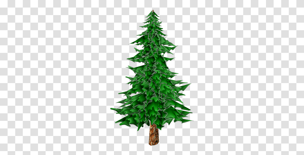 Cartoon Pine Tree Clipart, Plant, Ivy, Christmas Tree, Ornament Transparent Png